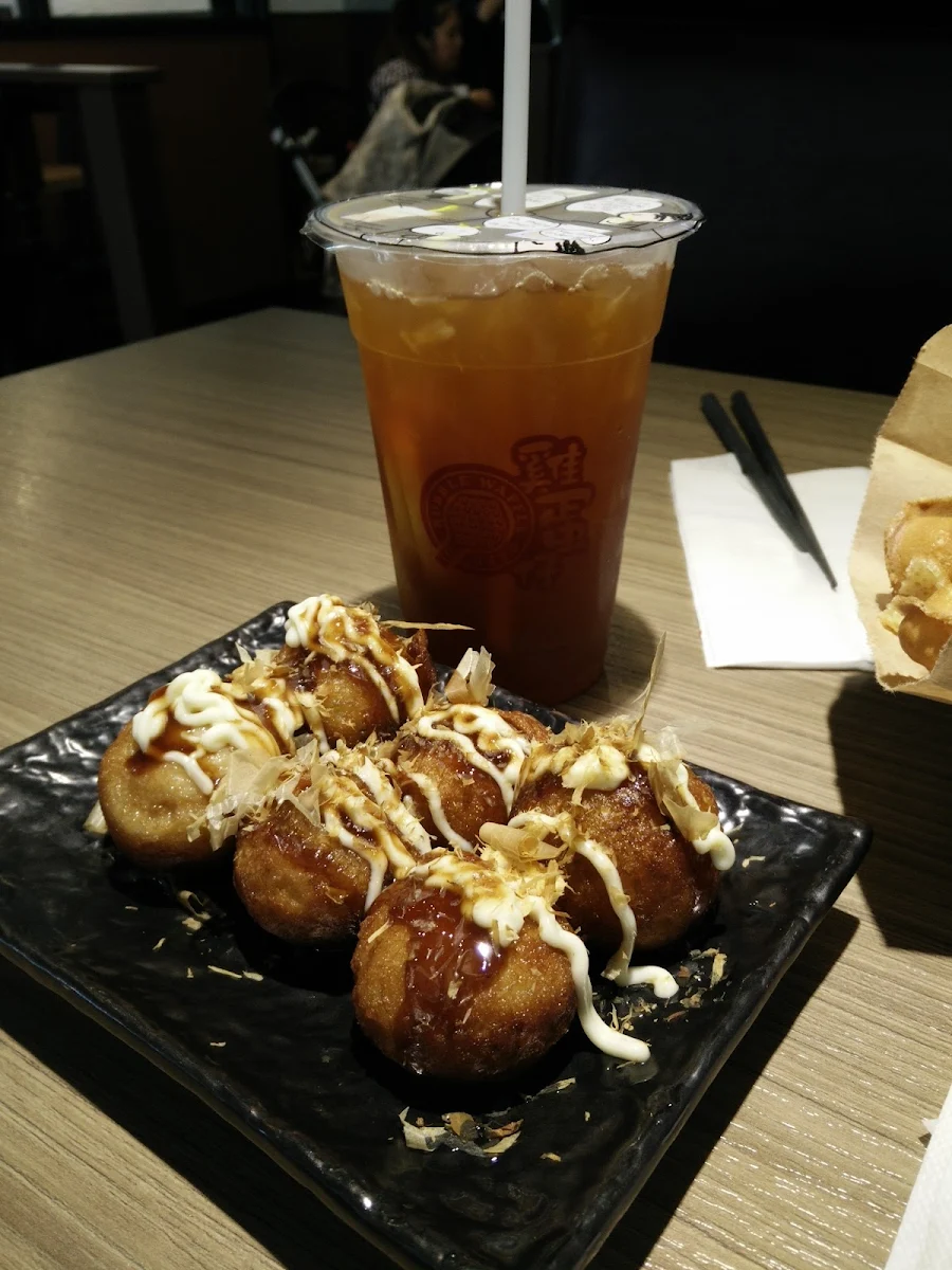 takoyaki 章鱼烧, Bubble Waffle Cafe